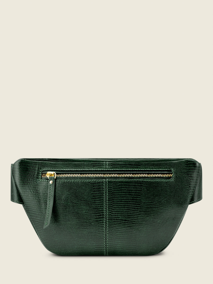 green-leather-fanny-pack-labanane-1960-paul-marius-back-view-picture-m503-l-dg