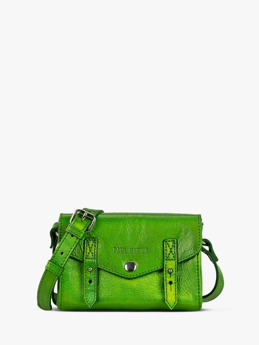 shoulder-bag-for-woman-green-front-view-picture-le-mini-indispensable-absinthe-paul-marius-3760125353708