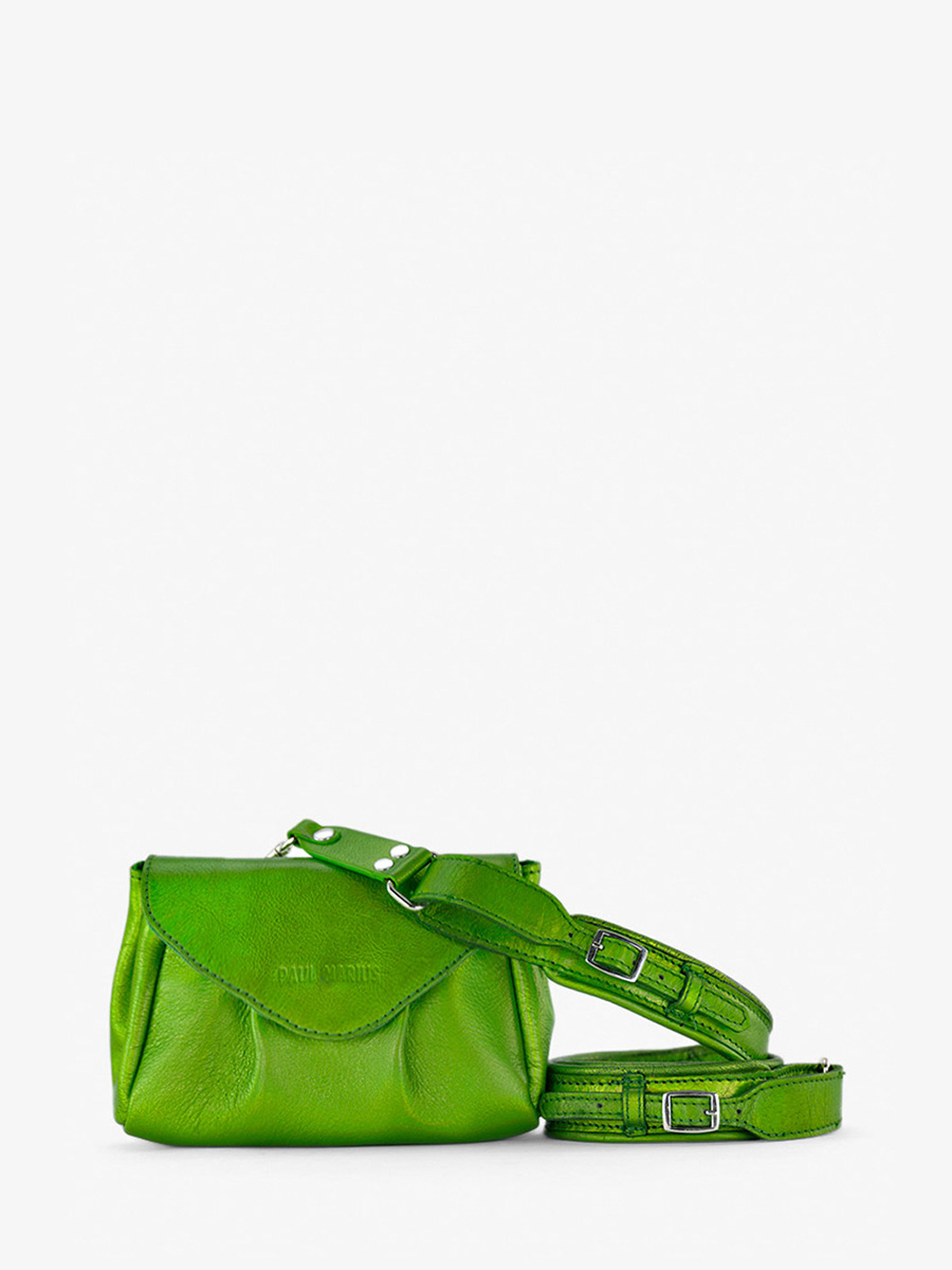paulmarius-leather-shoulder-bag-for-women-green-front-view-picture-suzon-s-absinthe-paul-marius-3760125353746