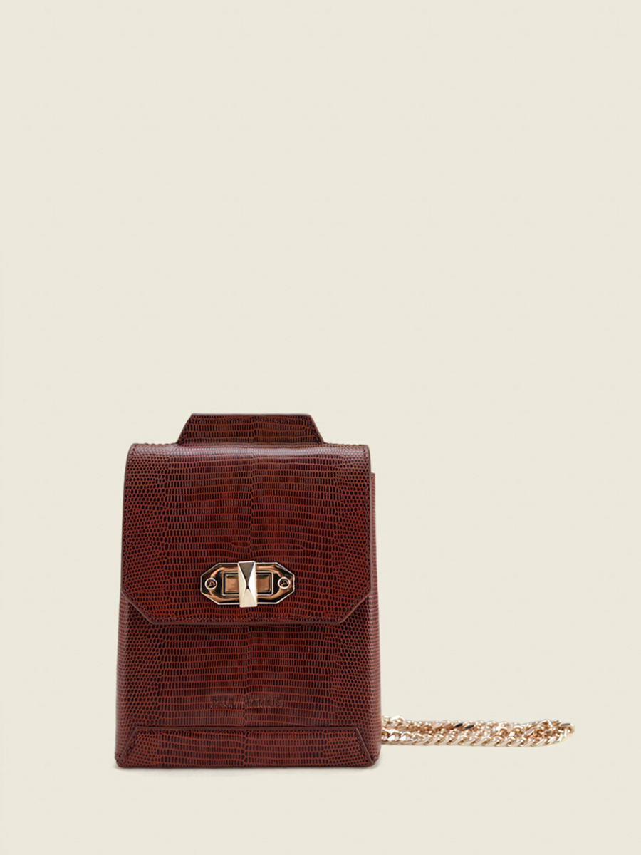 red-leather-phone-pouch-agathe-1960-paul-marius-front-view-picture-m70-l-r