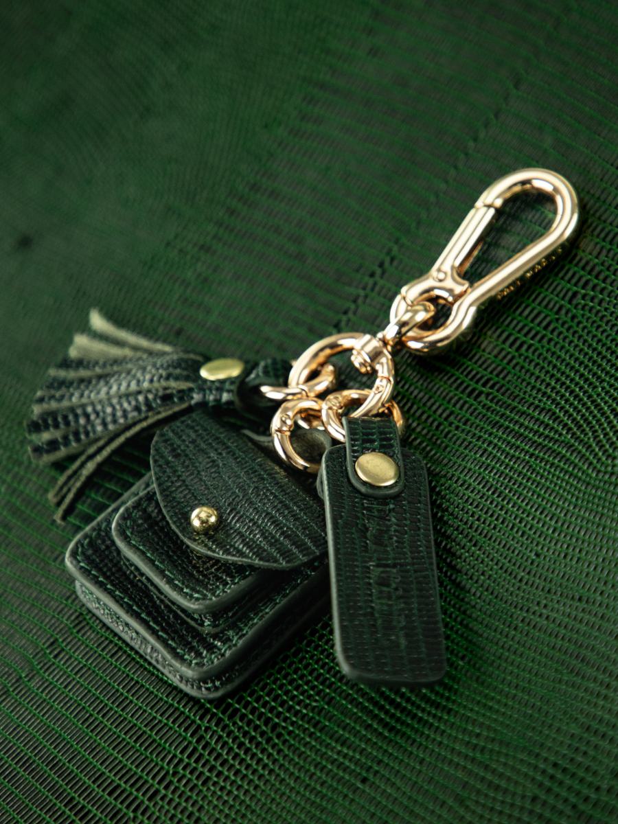 green-leather-key-ring-labreloque-pompon-1960-malachite-paul-marius-ambient-picture-lkc-tassel-l-dg
