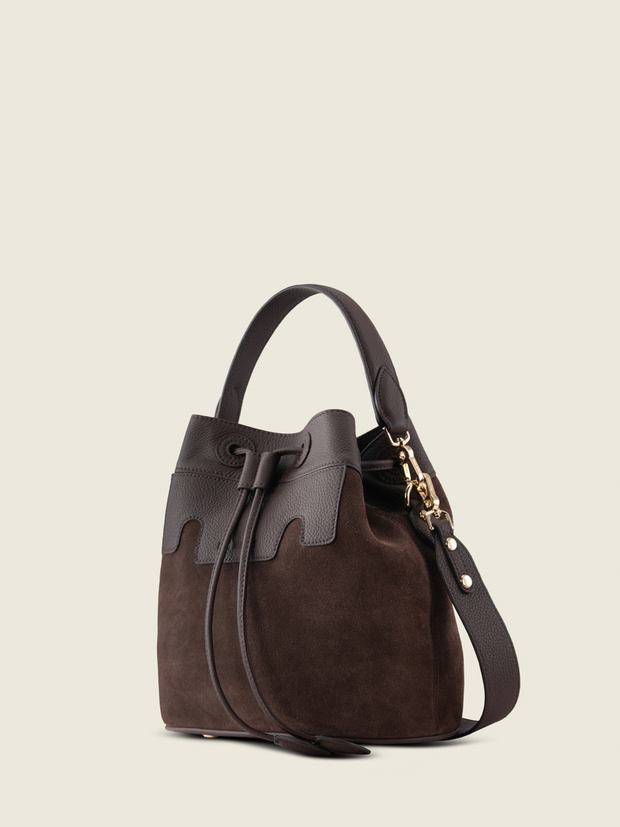 bucket-bag-brown-leather-capucine-chocolate-side-view-w39-su-db