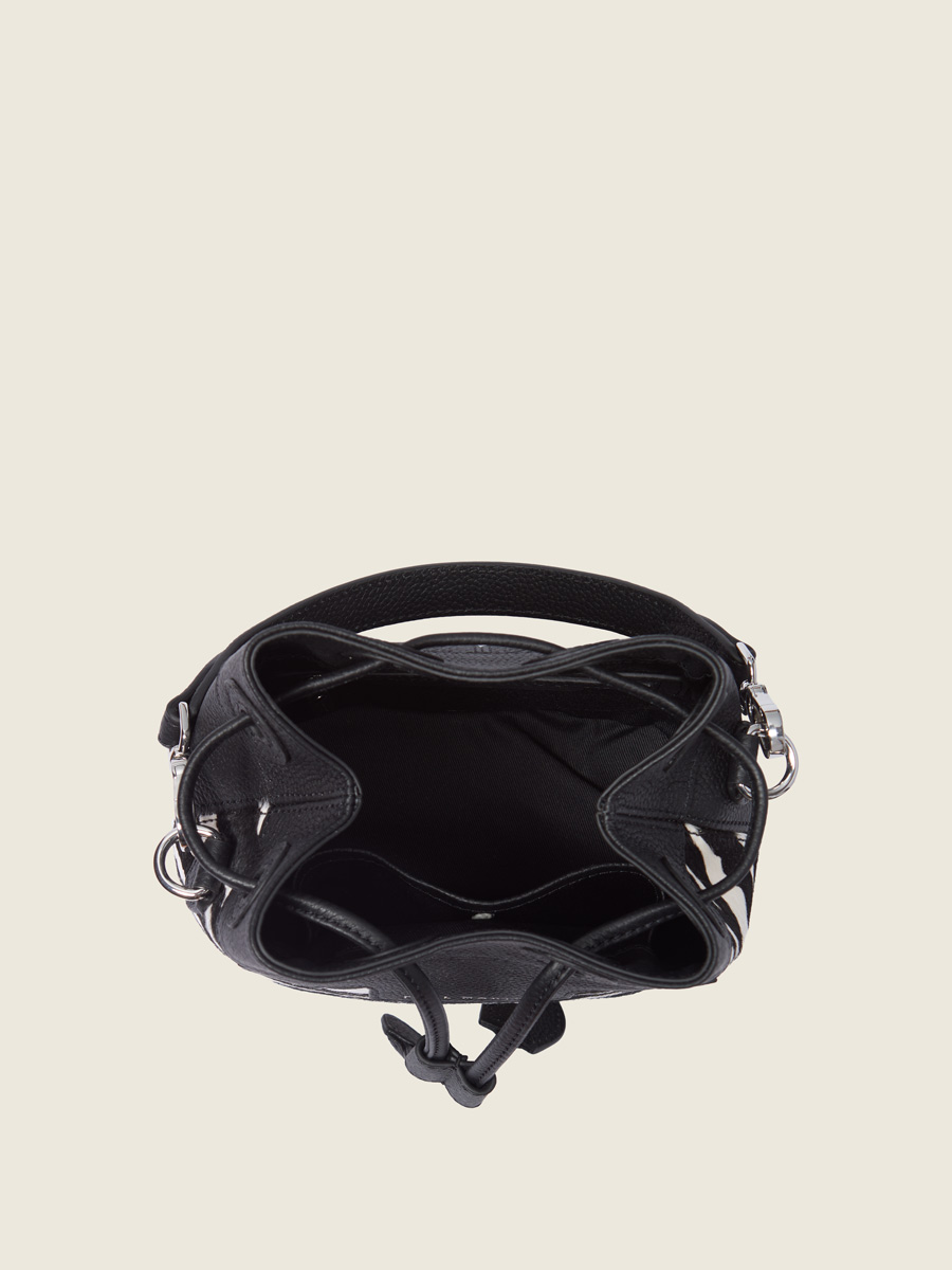 mini-bucket-bag-leather-capucine-xs-black-white-front-view-w39xs-ti-b-w 
