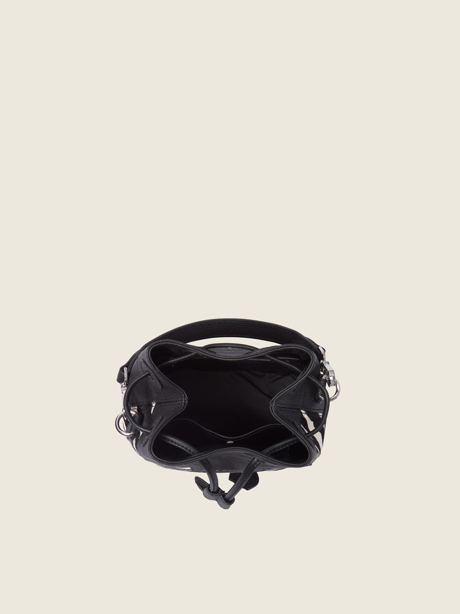 mini-bucket-bag-leather-capucine-xs-black-white-front-view-w39xs-ti-b-w 