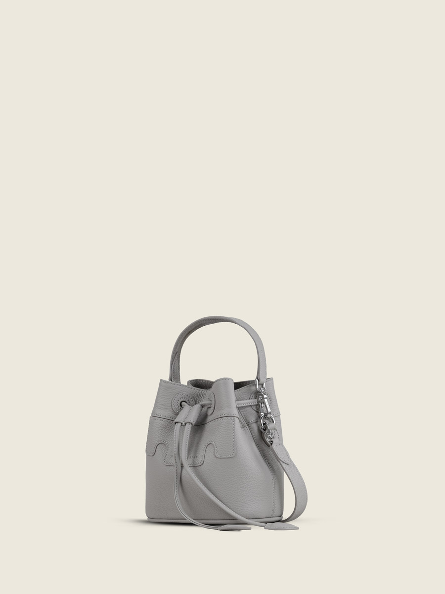 mini-bucket-bag-leather-capucine-xs-grey-galet-side-view-w39xs-bm -gre 