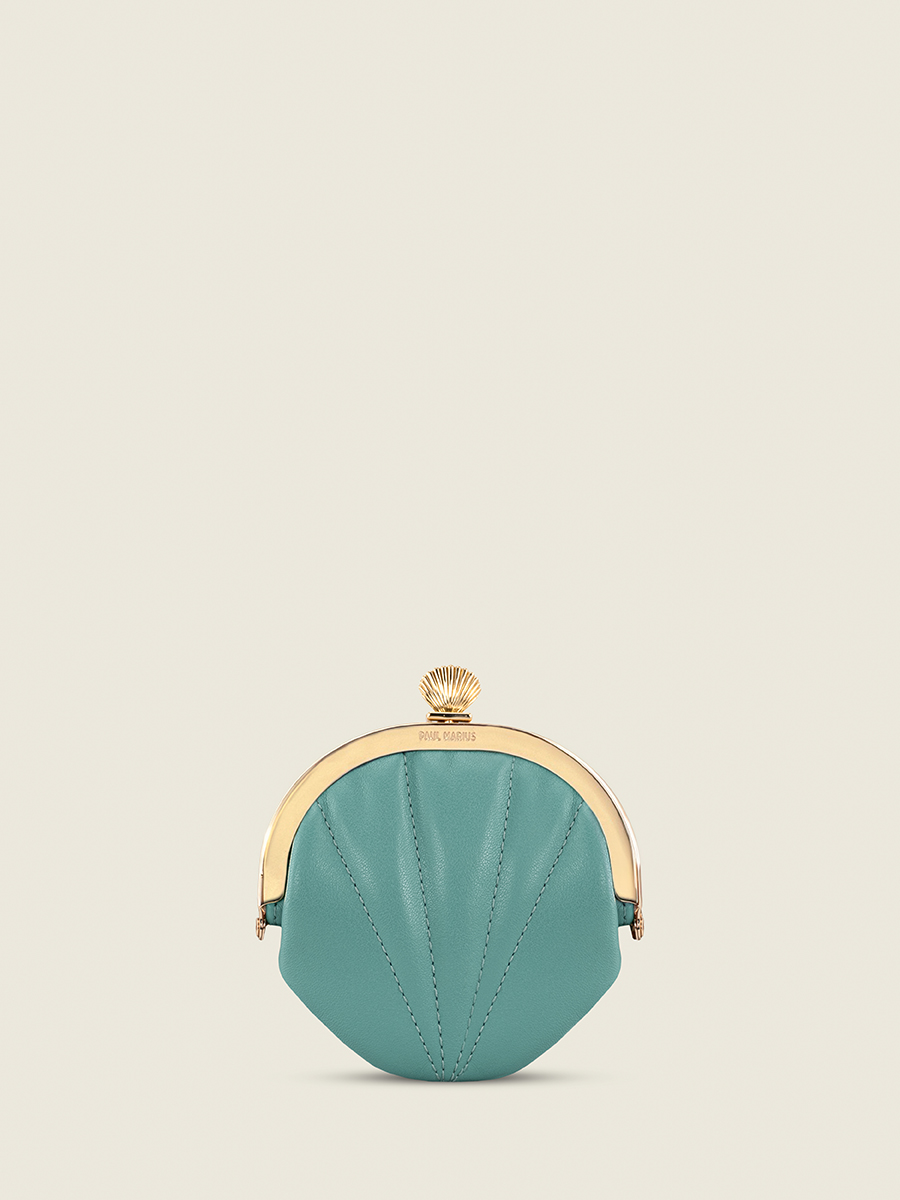 purse-leather-naïade-coquillage-lagoon-blue-front-view-m87-blu