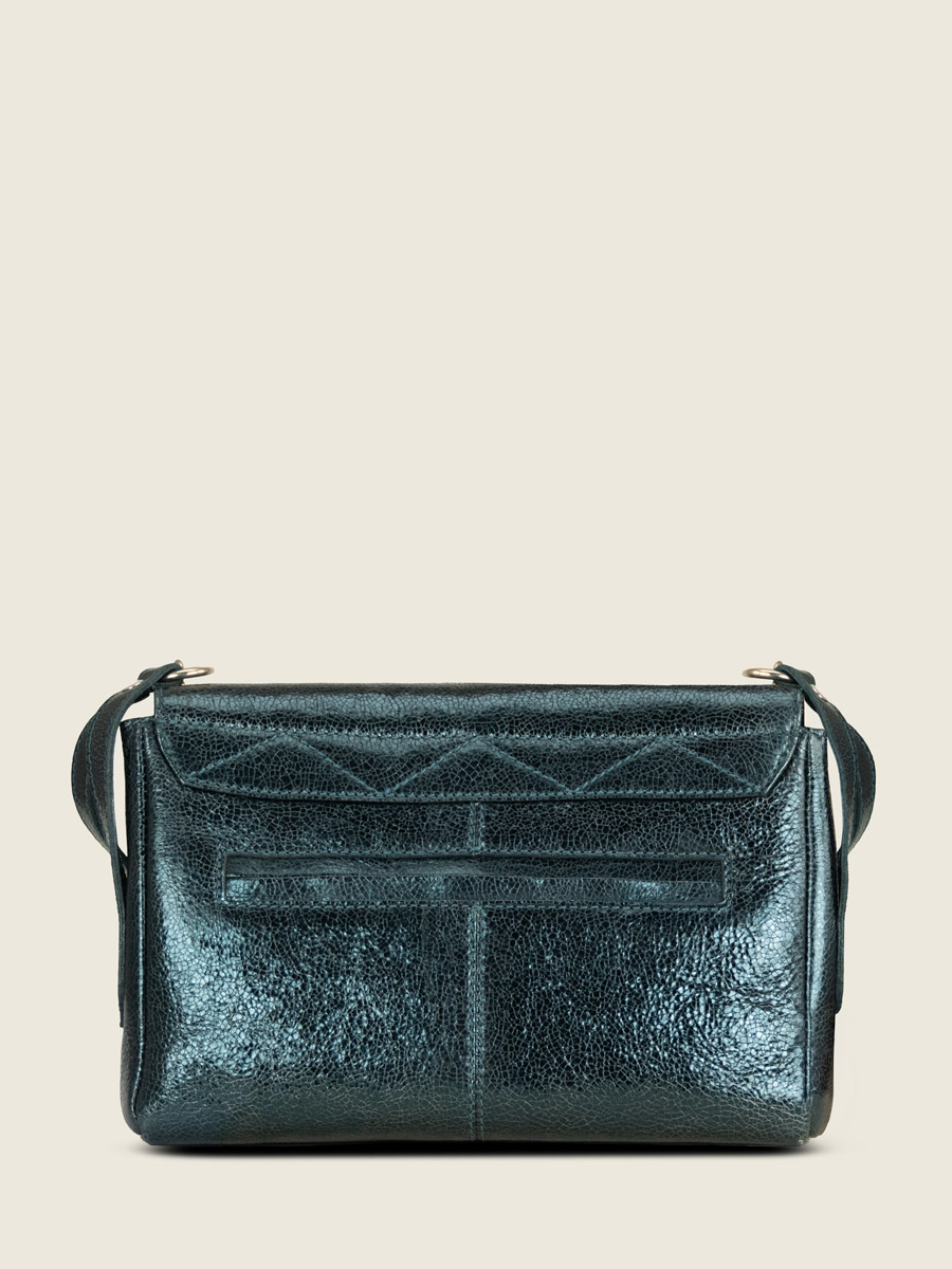 shimmering-green-leather-cross-body-diane-s-minuit-back-view-w35s-m-gr