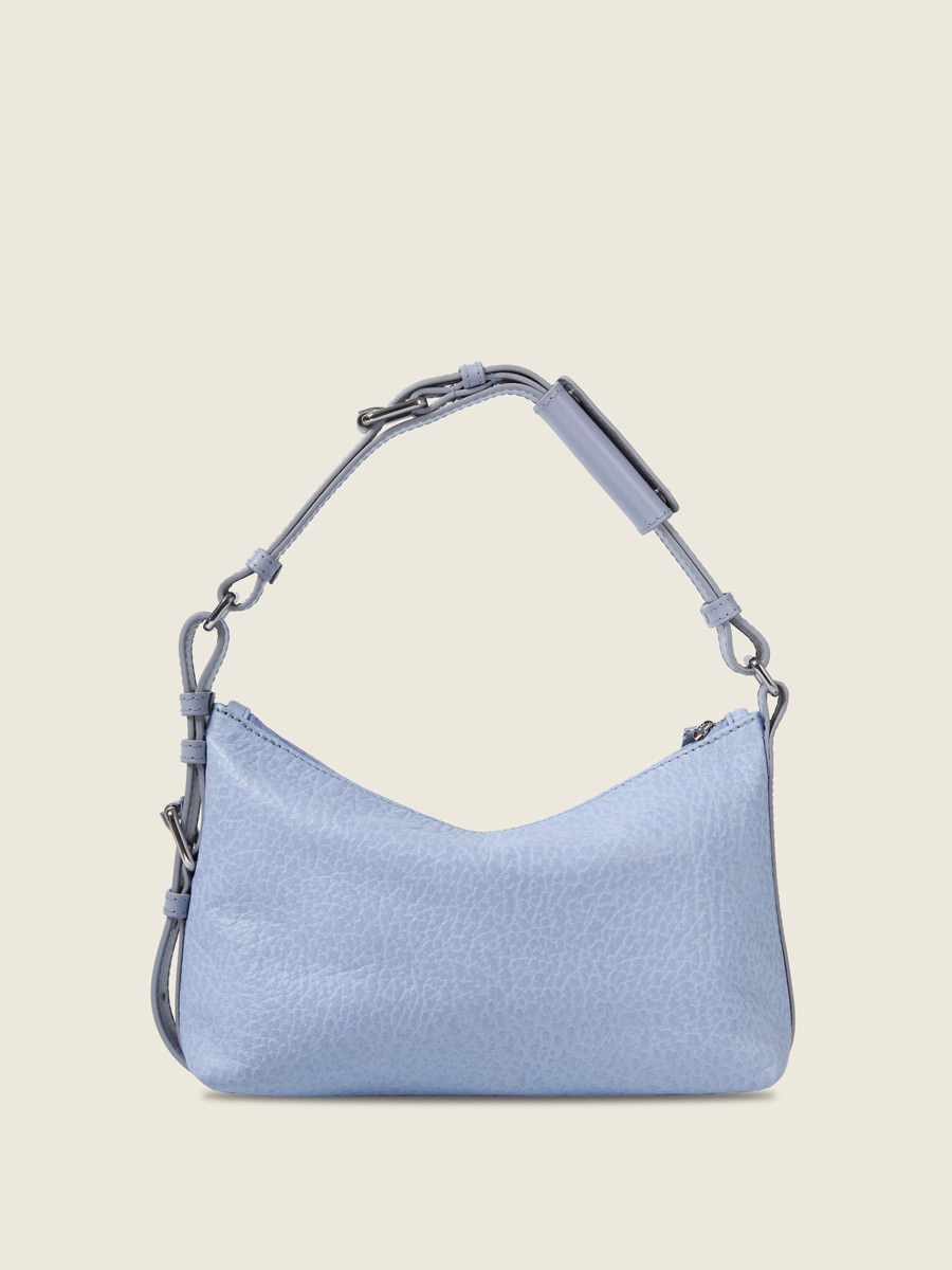 Purple leather baguette bag Elliott Baguette - Lavender inside view