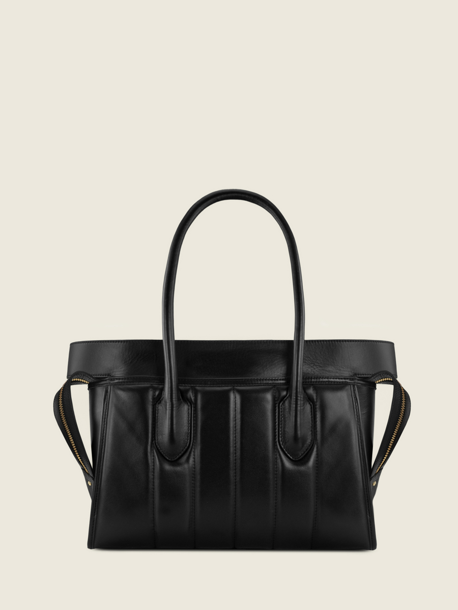 quilted-travel-bag-handbag-eros-sellerie-black-back-view-w52m-mat-s-b