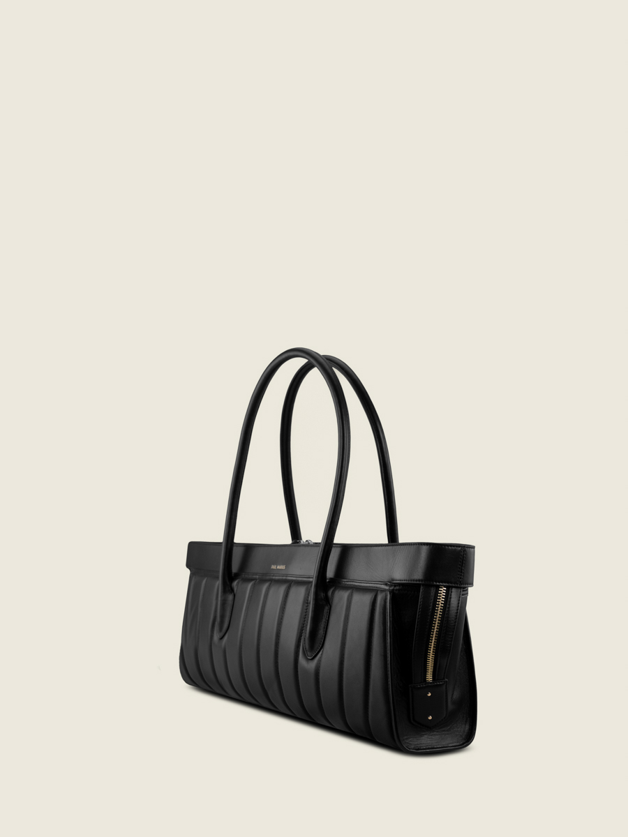 quilted-travel-bag-eros-ultra-long-sellerie-black-side-view-w52l-mat-s-b