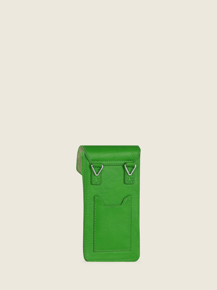 green-leather-phone-bag-eva-neon-green-paul-marius-back-view-picture-m71-ne-gr