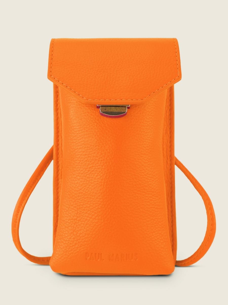 orange-leather-phone-bag-eva-sorbet-mango-paul-marius-side-view-picture-m71-sb-o