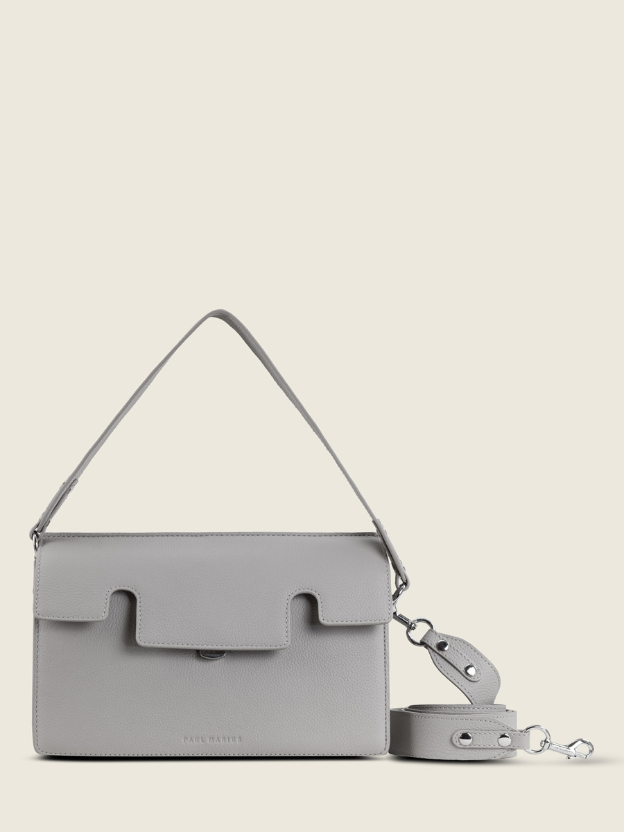 baguette-bag-leather-gabrielle-galet-front-view-w42-bm-gre