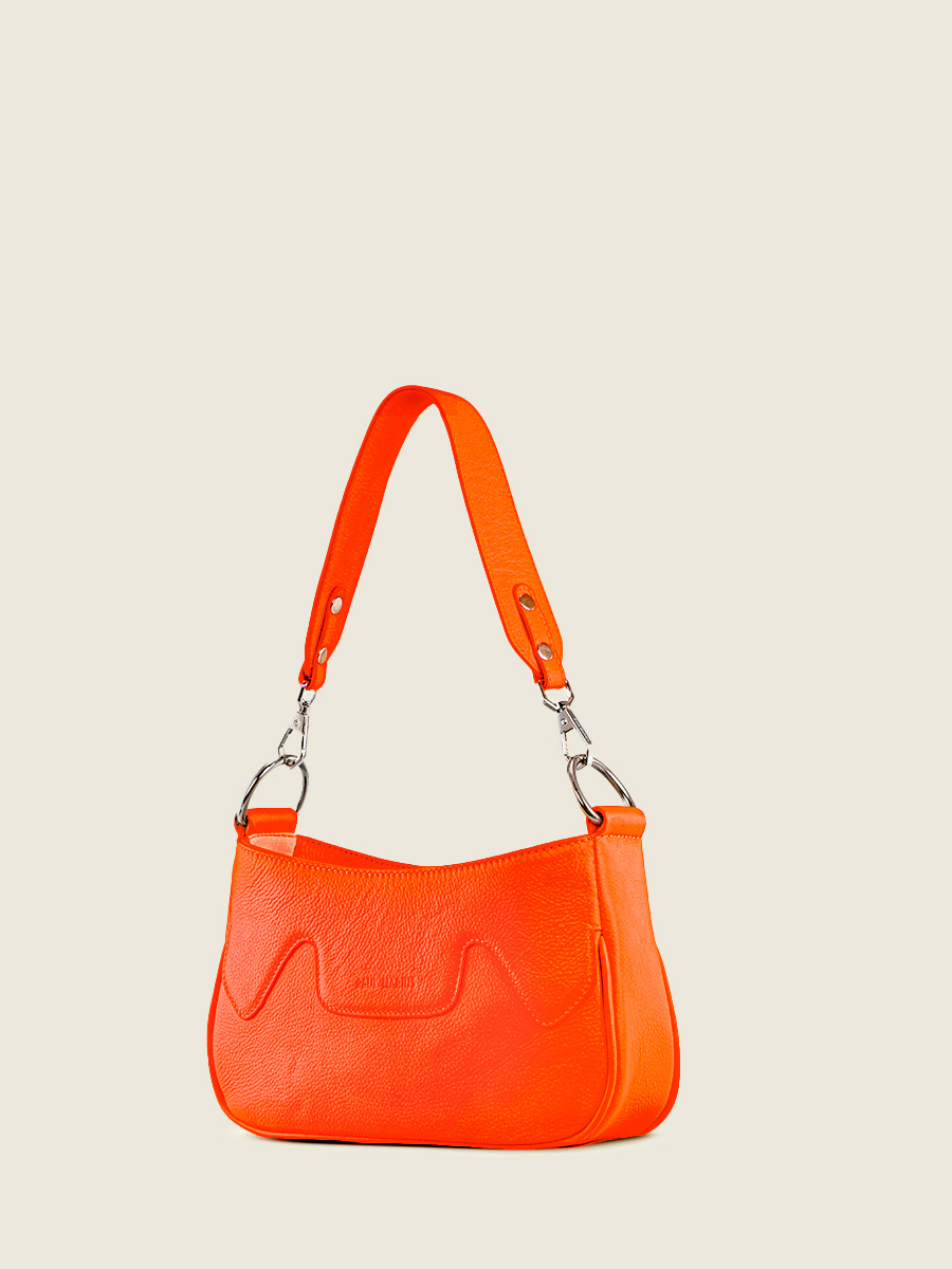 orange-leather-half-moon-garance-neon-paul-marius-side-view-picture-w40-ne-o