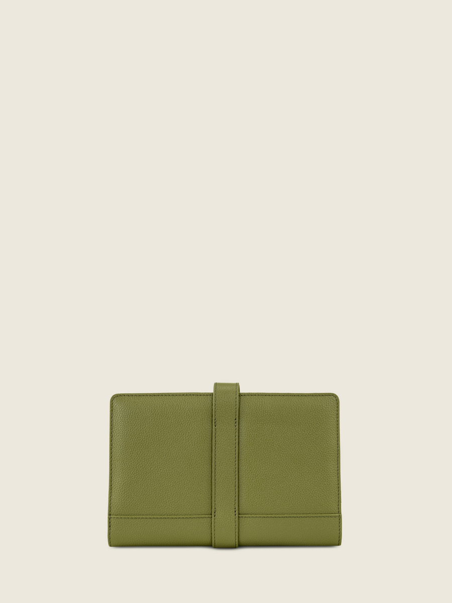 wallet-gaspard-olive-green-back-view-m78-gr-o