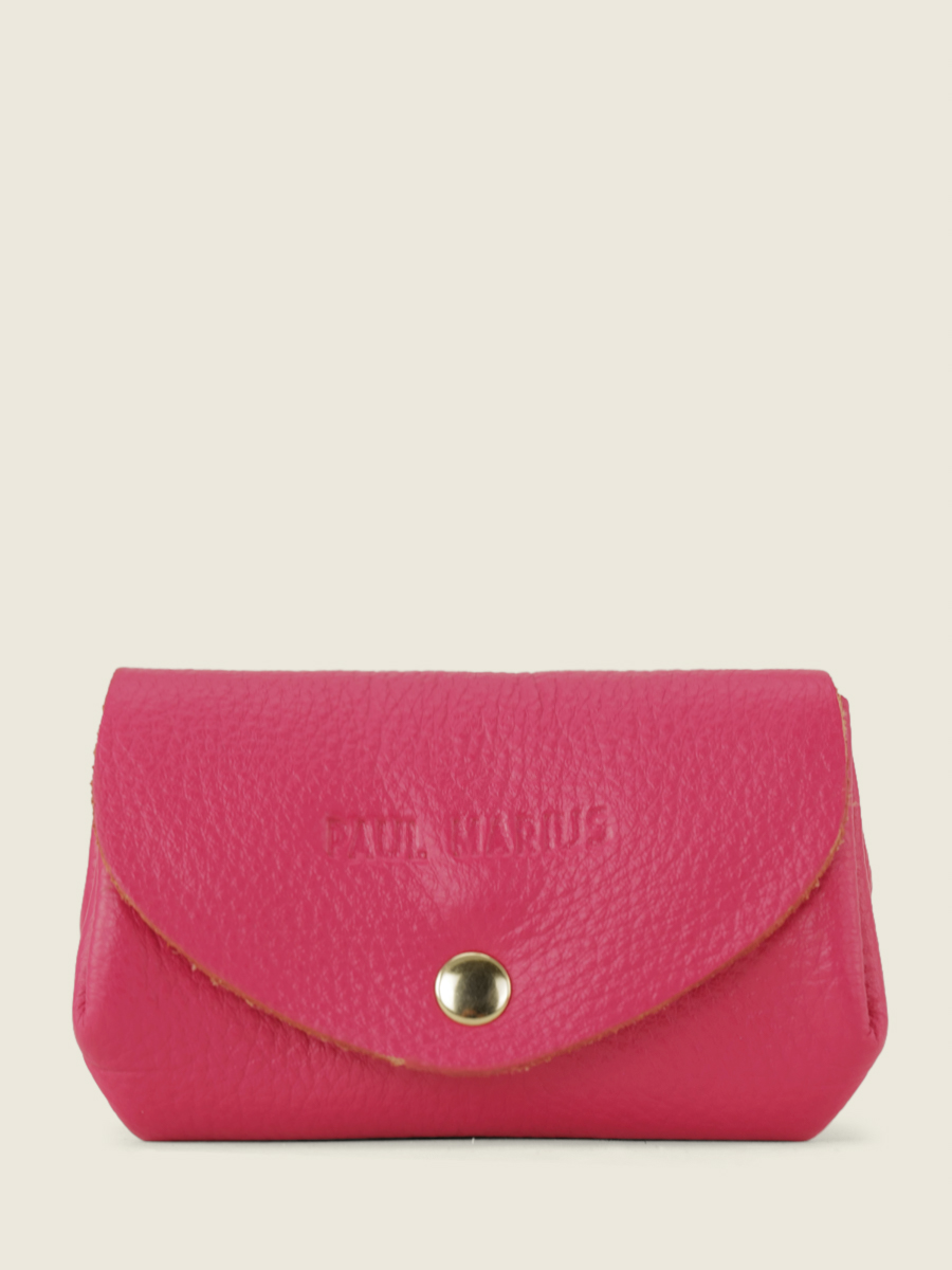 pink-leather-purse-legustave-sorbet-raspberry-paul-marius-front-view-picture-clp-sb-pi