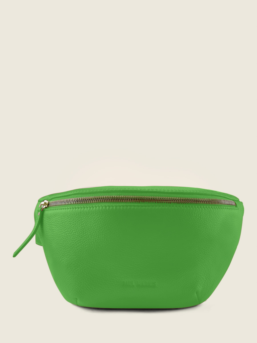 green-leather-fanny-pack-labanane-sorbet-kiwi-paul-marius-side-view-picture-m503-sb-gr