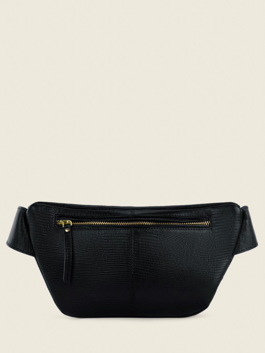 jet-black-leather-fanny-pack-labanane-1960-paul-marius-back-view-picture-m503-l-b