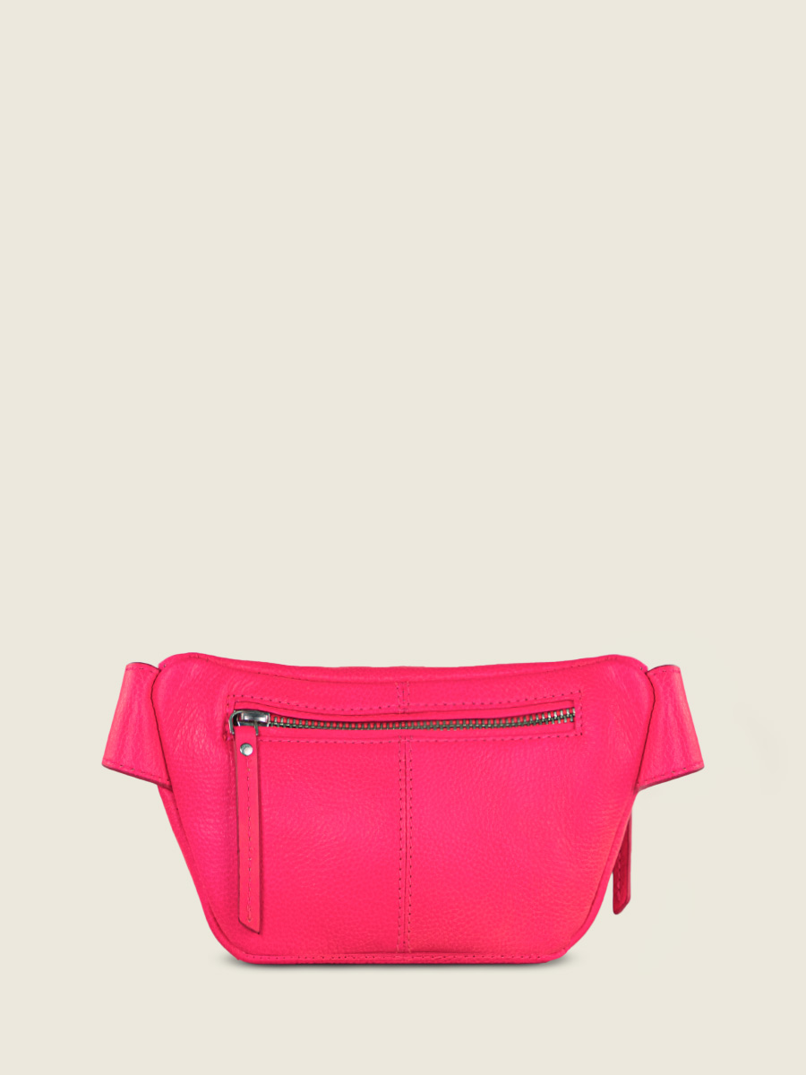 pink-leather-fanny-pack-labanane-xs-neon-paul-marius-back-view-picture-m503xs-ne-pi
