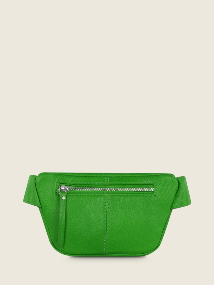 green-leather-fanny-pack-labanane-xs-neon-paul-marius-back-view-picture-m503xs-ne-gr