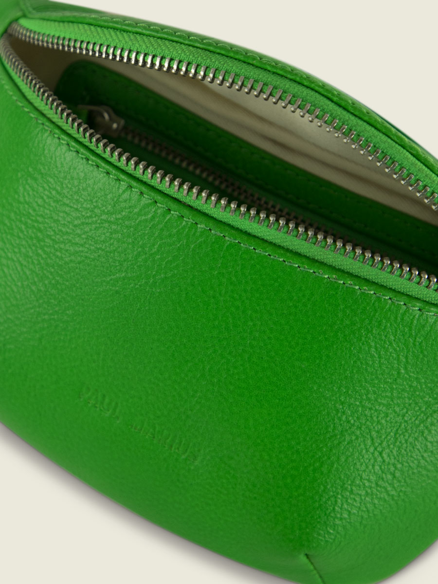 green-leather-fanny-pack-labanane-xs-neon-paul-marius-inside-view-picture-m503xs-ne-gr