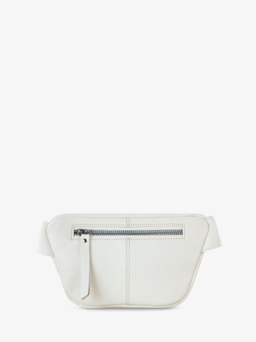 white-leather-fanny-pack-labanane-xs-vedette-paul-marius-back-view-picture-m503xs-w