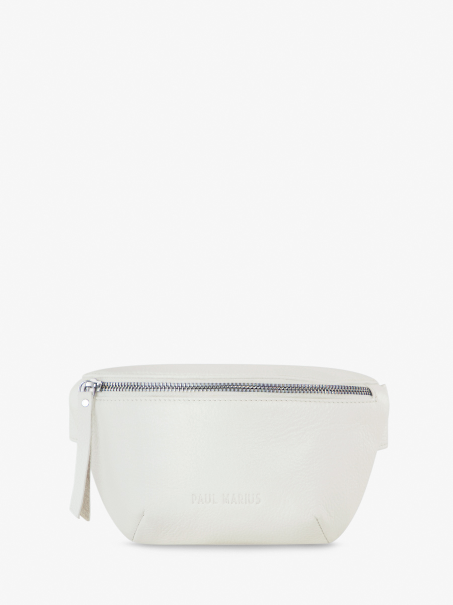 white-leather-fanny-pack-labanane-xs-vedette-paul-marius-side-view-picture-m503xs-w