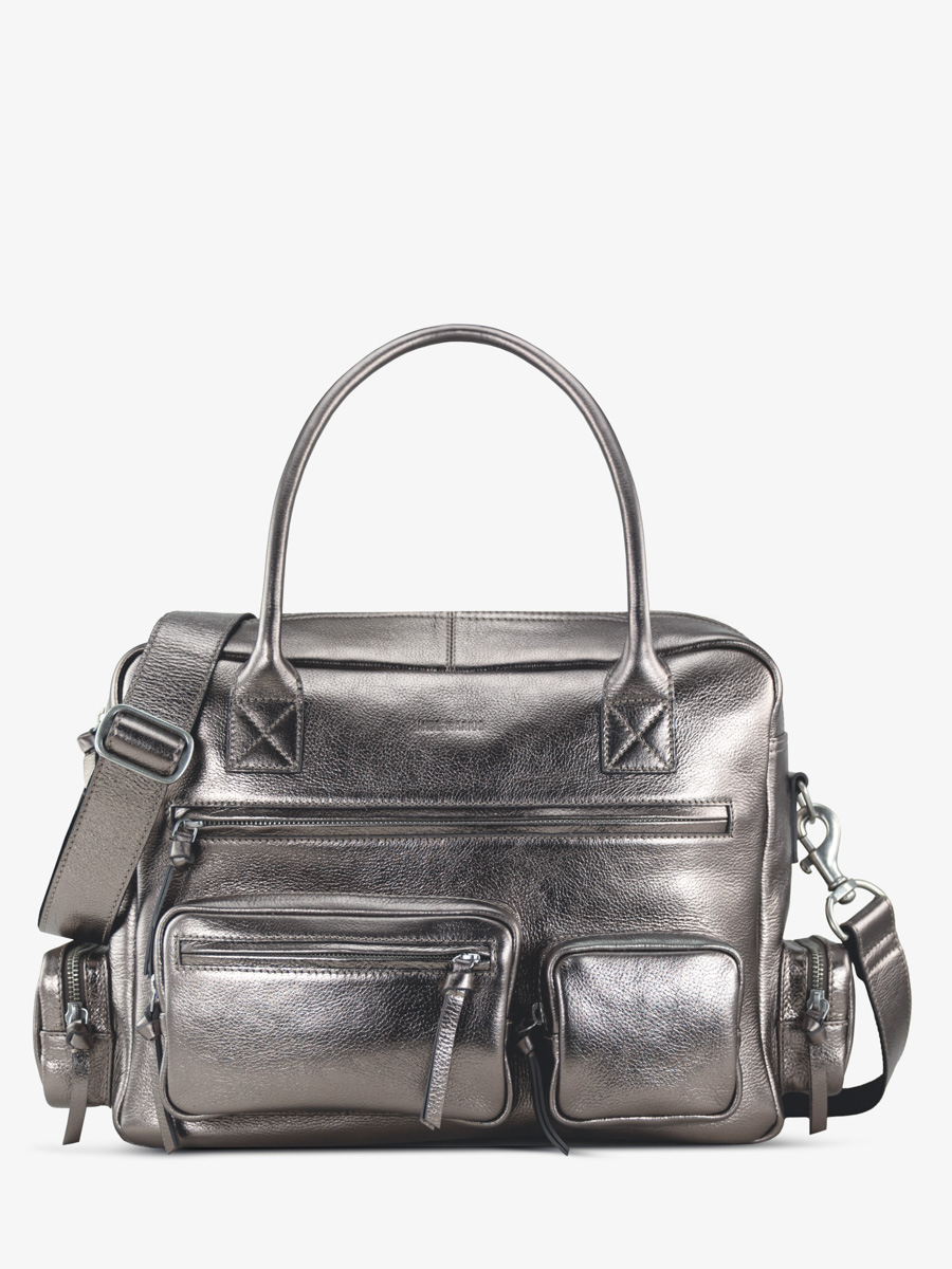 silver-multipockets-document-holder-ledandy-90s-steel-front-view-w204-gm