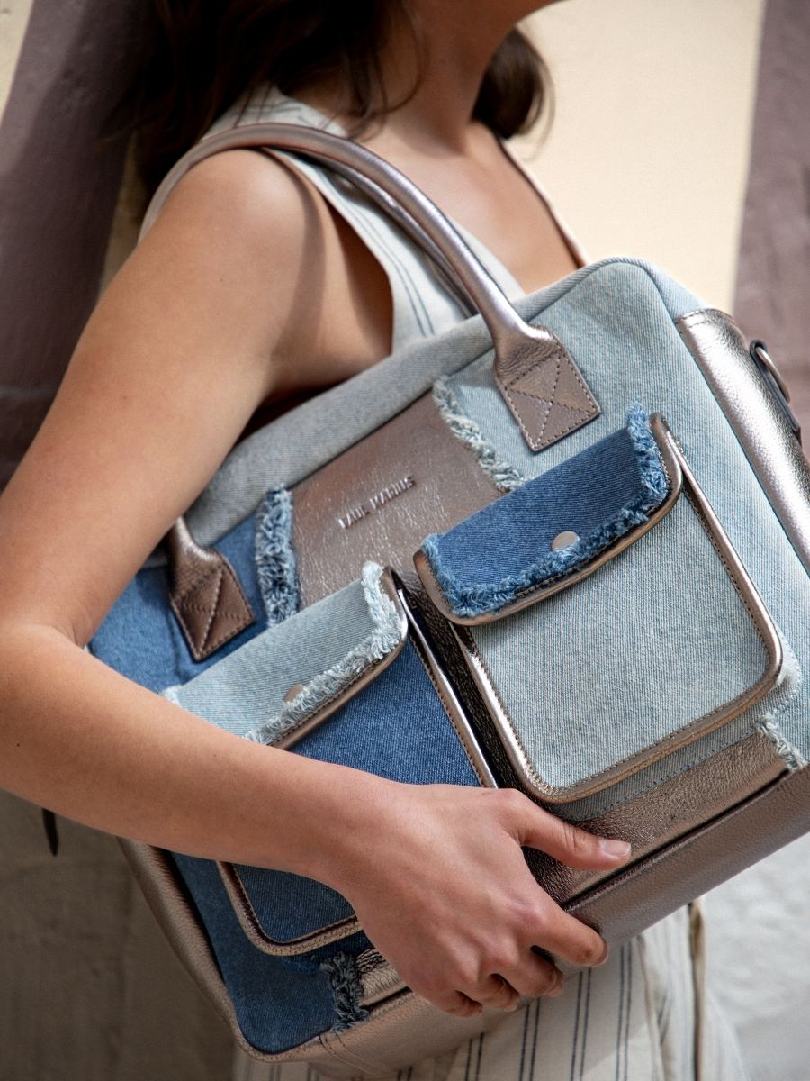 denim-silver-leather-shoulder-bag-women-focus-material-view-picture-ledandy-denim-steel-paul-marius-w04-gm-denim