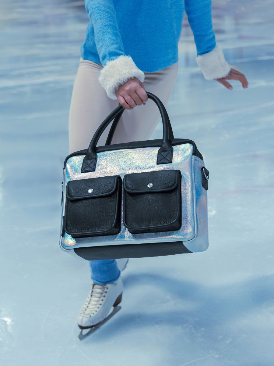 document-holder-ledandy-givre-holographic-black-front-view-w04-giv