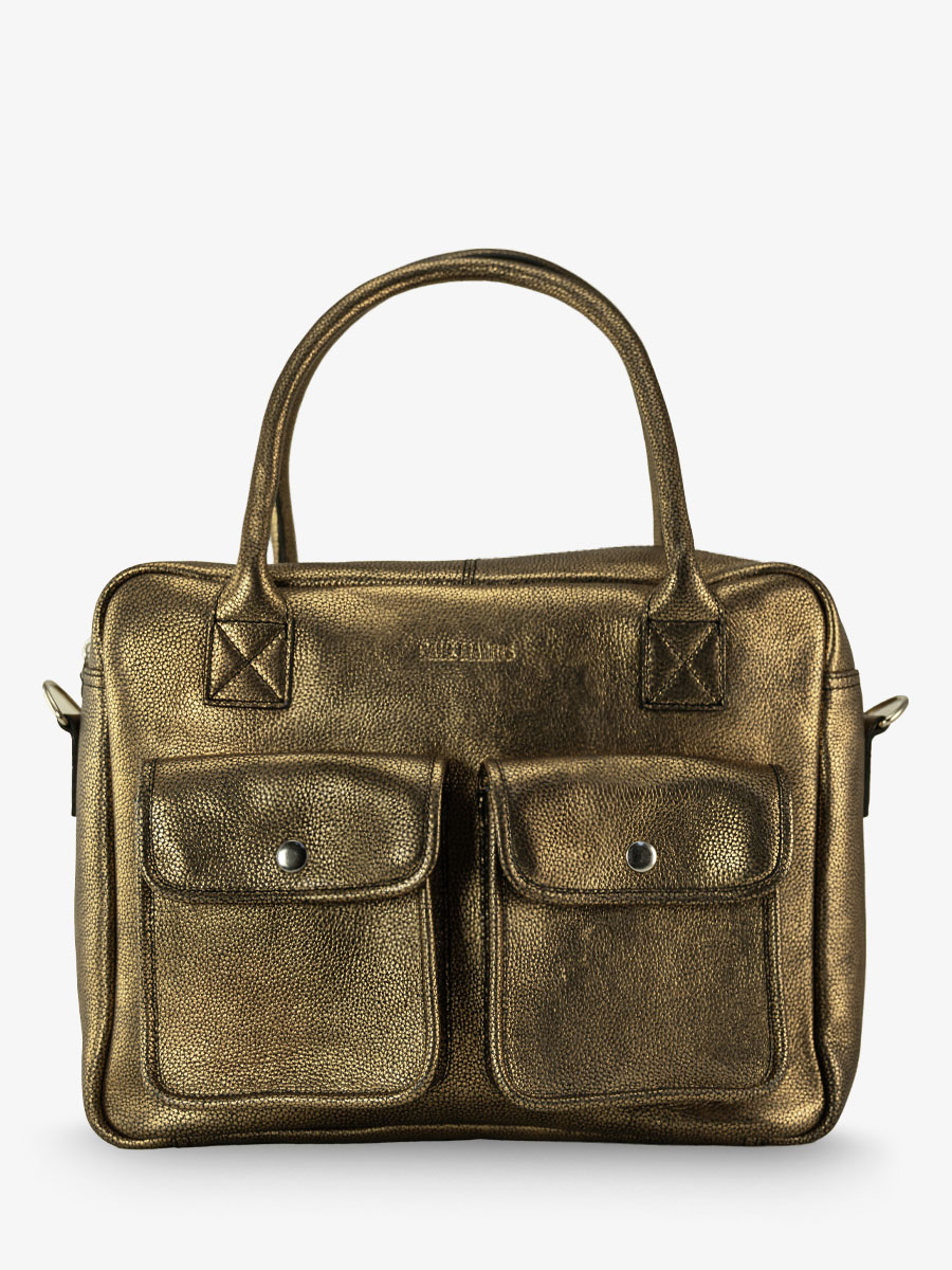 black-and-gold-leather-handbag-ledandy-granite-paul-marius-front-view-picture-w04-gra-g-b