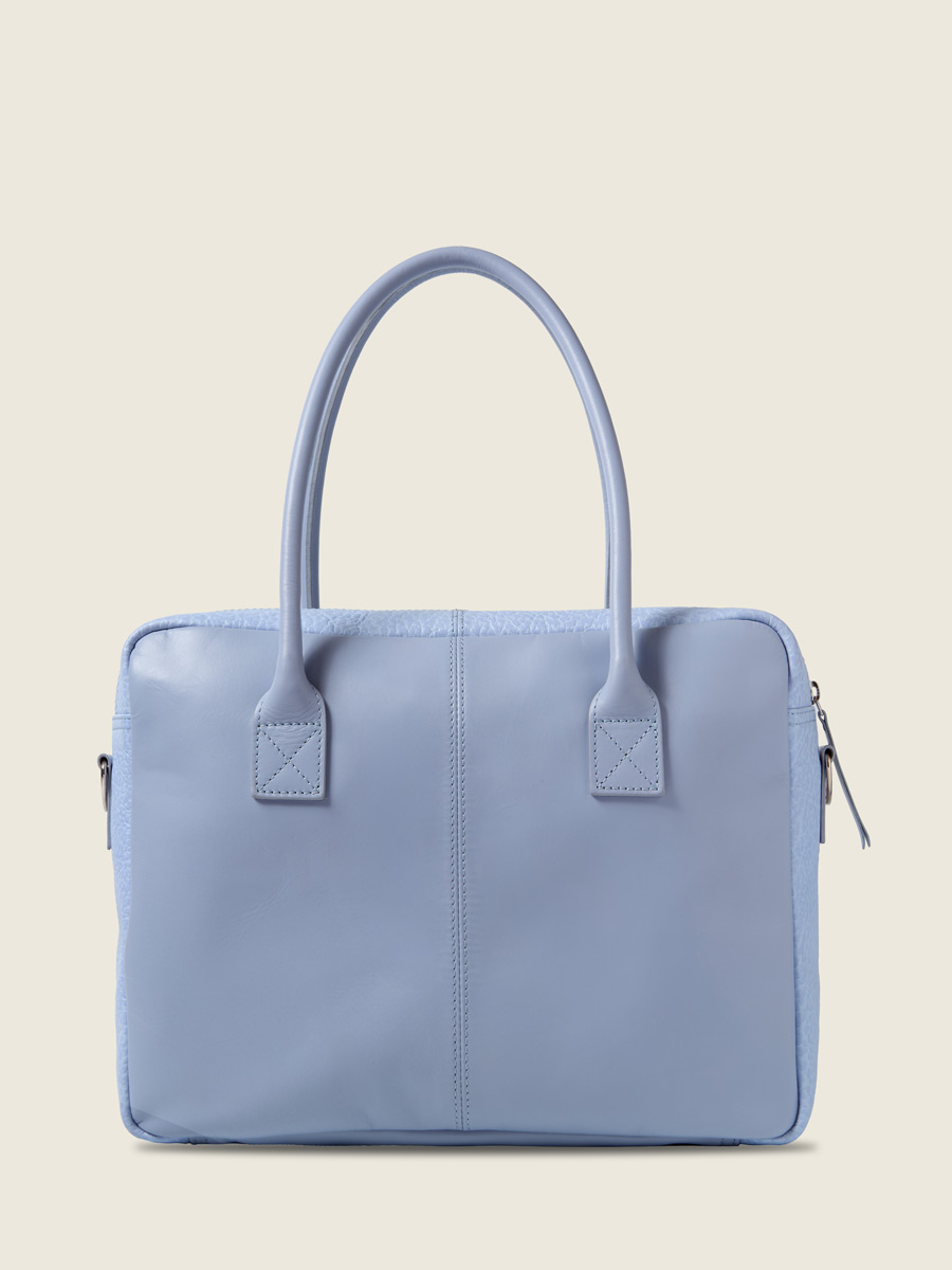 Purple leather handbag LeDandy - Lavender inside view