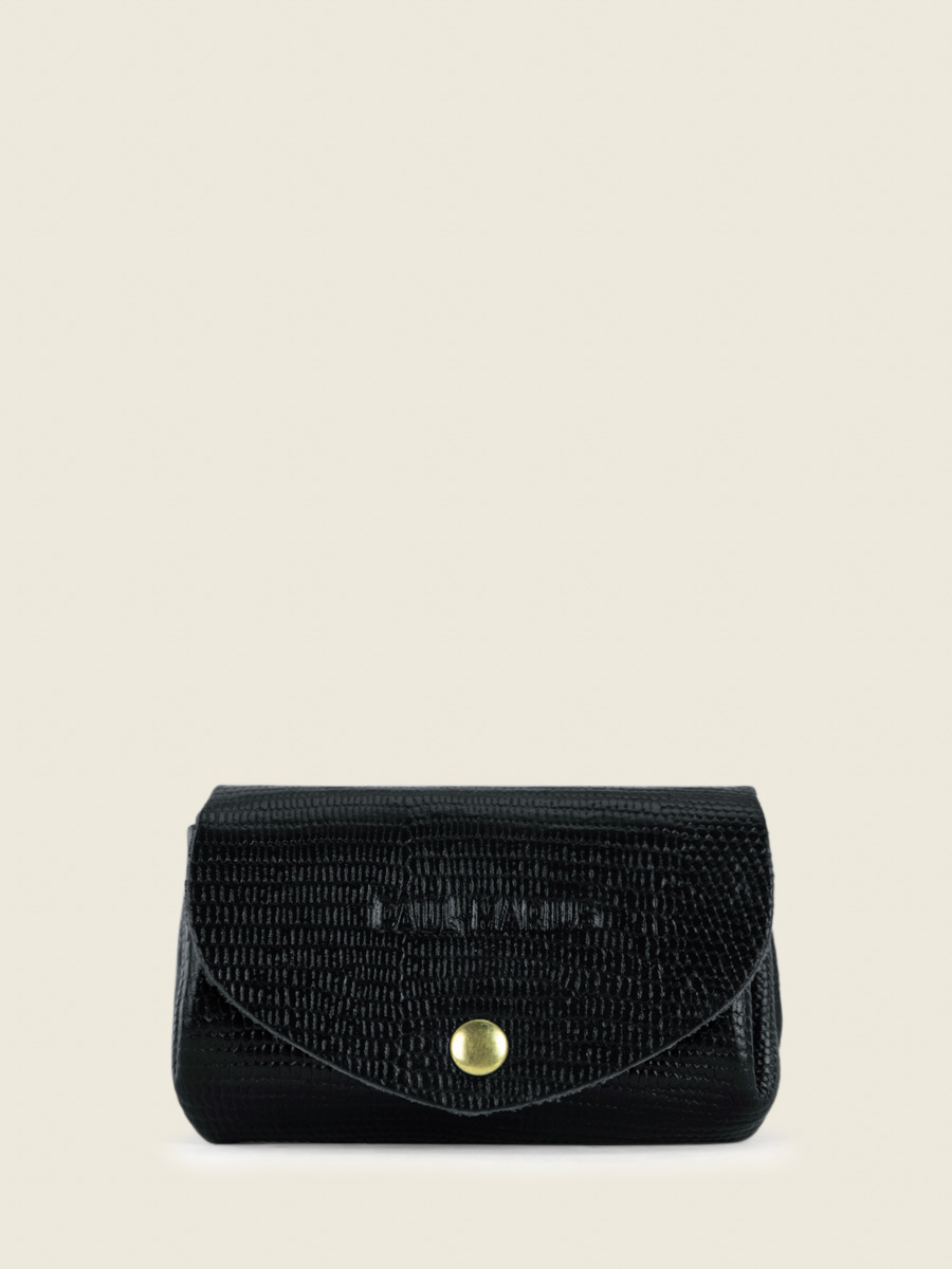 jet-black-leather-purse-legustave-1960-paul-marius-front-view-picture-clp-l-b