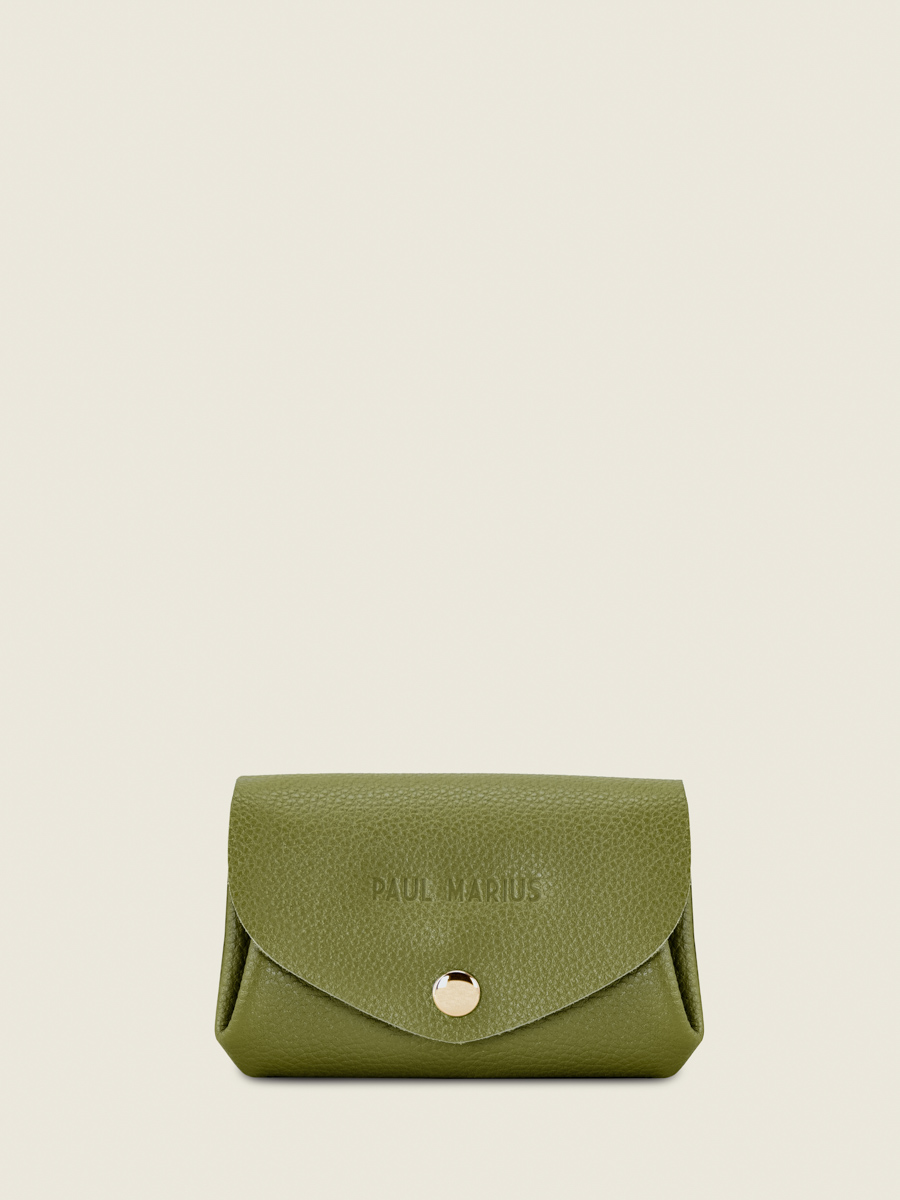 purse-legustave-olive-green-front-view-clp-al