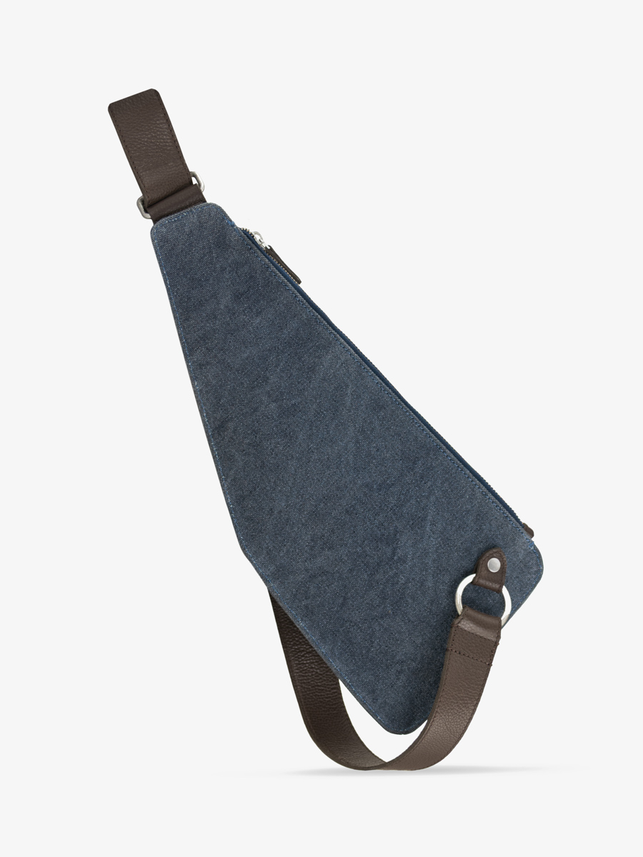 brown-blue-leather-shoulderbag-holster-cocoa-blue-canvas-back-view-w62-odbr-bluc