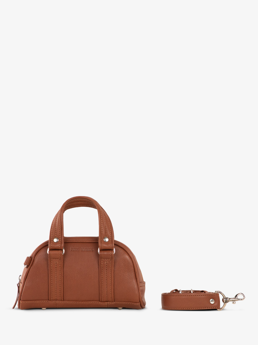 brown-metallic-leather-handbag-lemini-bowling-light-brown-paul-marius-front-view-picture-w45xs-l