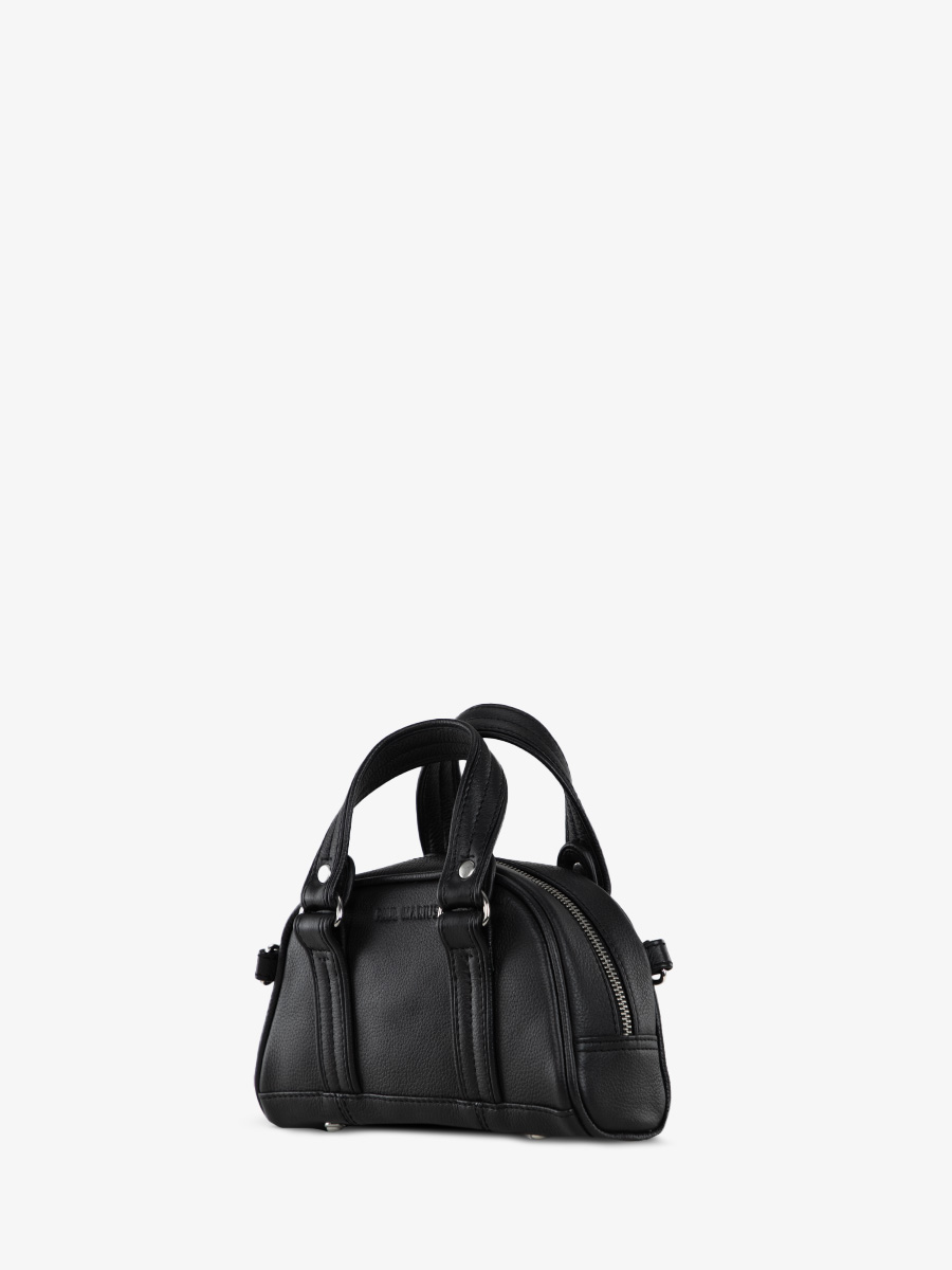 black-metallic-leather-handbag-lemini-bowling-black-paul-marius-side-view-picture-w45xs-b