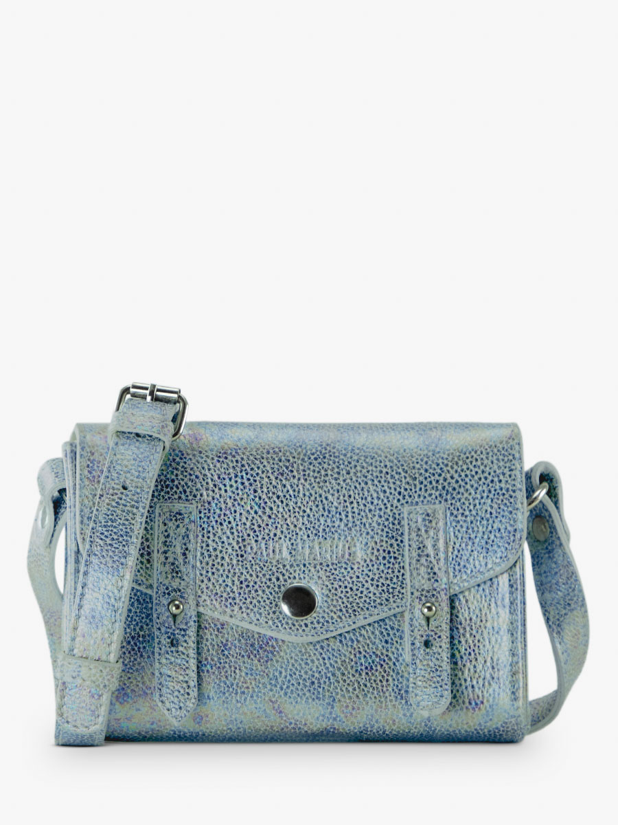 white-and-holographic-leather-mini-shoulder-bag-lemini-indispensable-granite-paul-marius-front-view-picture-w08s-gra-w