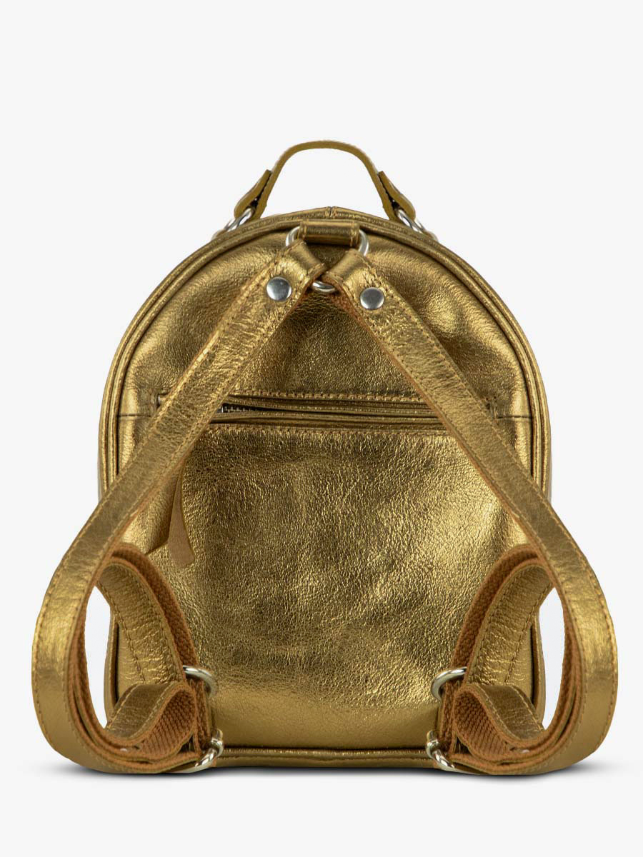 small-leather-backpack-gold-back-view-picture-lemini-intrepide-bronze-paul-marius-m37s-og