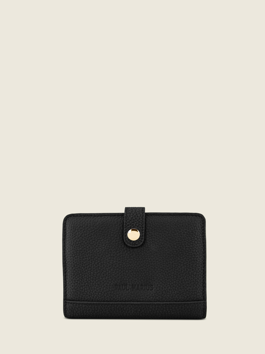 leather-wallet-leporte-feuille-jeanne-soft-black-front-view-m34-bm-b