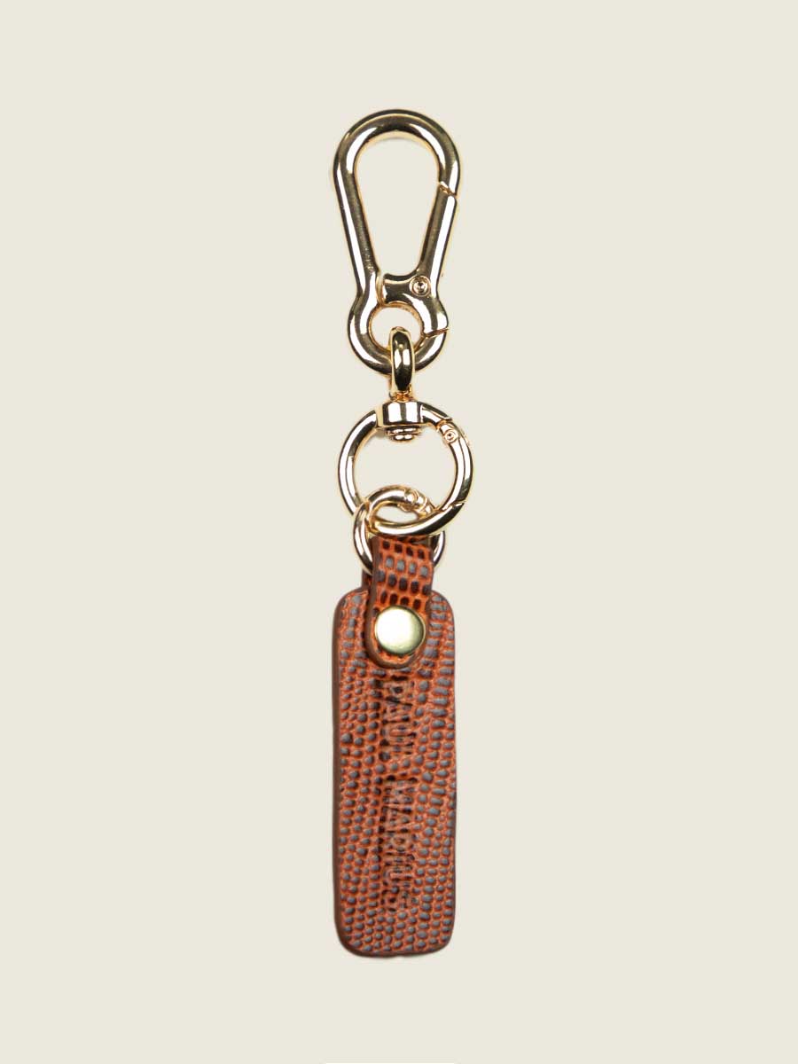brown-leather-key-ring-leporte-cle-breloque-1960-amber-paul-marius-campaign-picture-lkc-logo-l-l