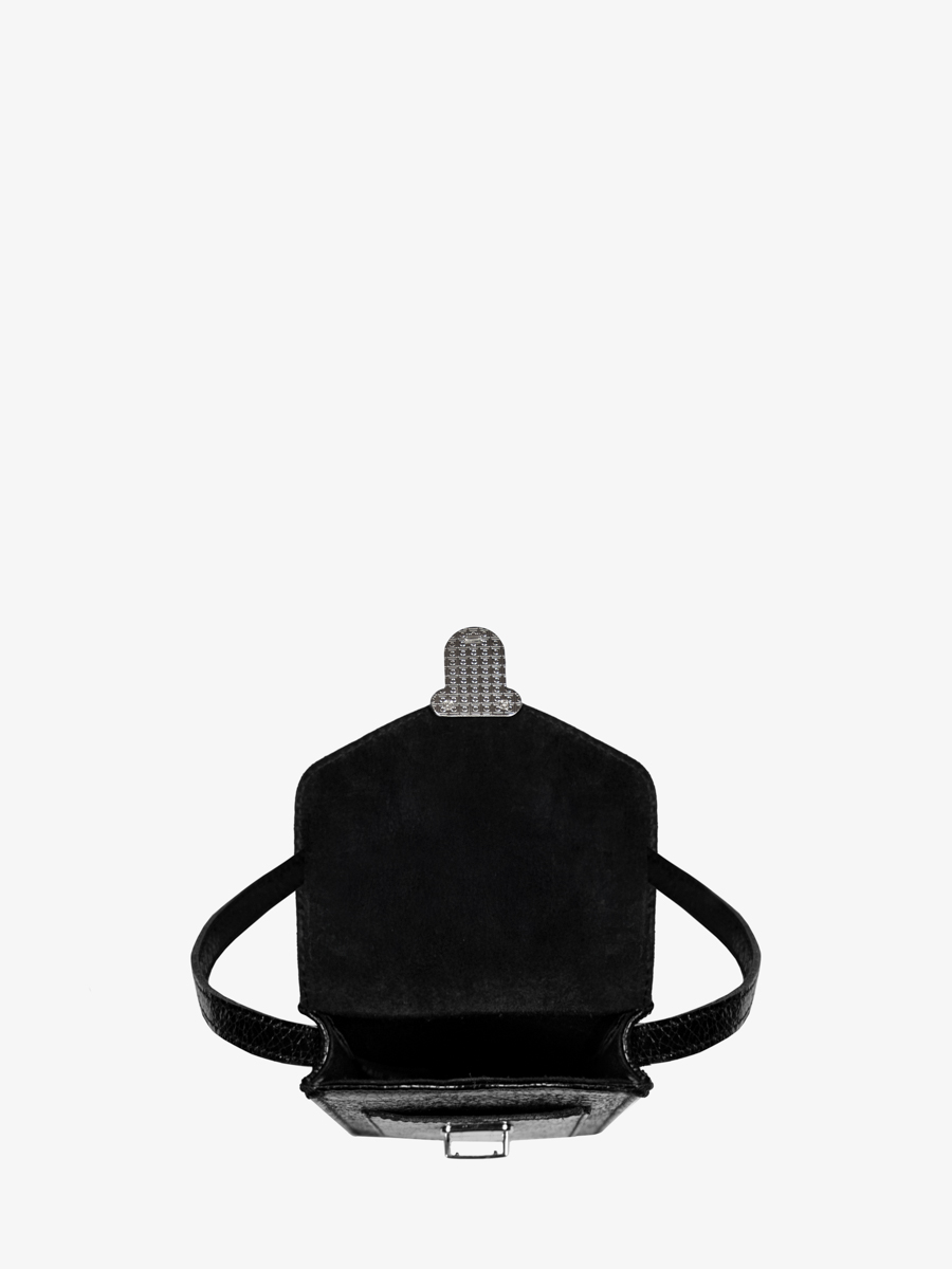 leather-phone-bag-shimmering-black-leporte-telephone-eclipse-inside-view-m88-m-b