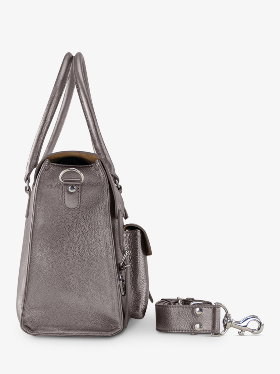 silver-leather-handbag-lerive-gauche-m-steel-paul-marius-side-view-picture-w01m-gm