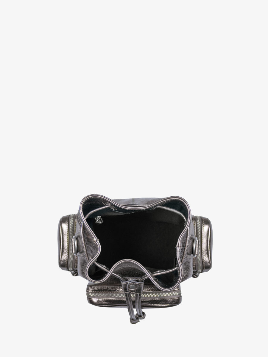 bucket-bag-leather-silver-leseau-90s-steel-inside-view-w57-gm