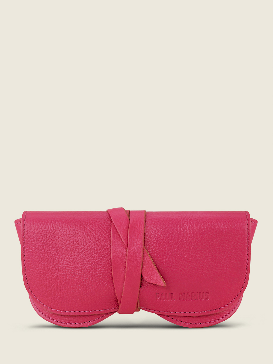 pink-leather-glasses-case-letui-a-lunettes-sorbet-raspberry-paul-marius-front-view-picture-m49-sb-pi