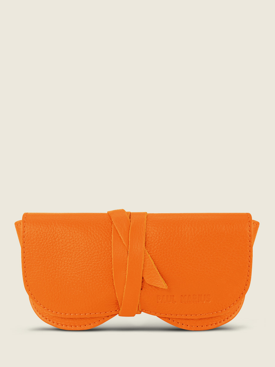 orange-leather-glasses-case-letui-a-lunettes-sorbet-mango-paul-marius-front-view-picture-m49-sb-o