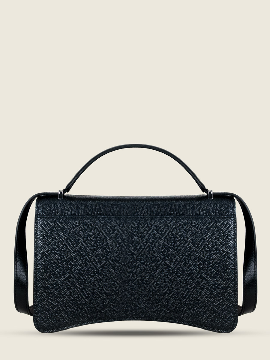 madame-george-leather-women-black-bag-back-view-w63-cav-b