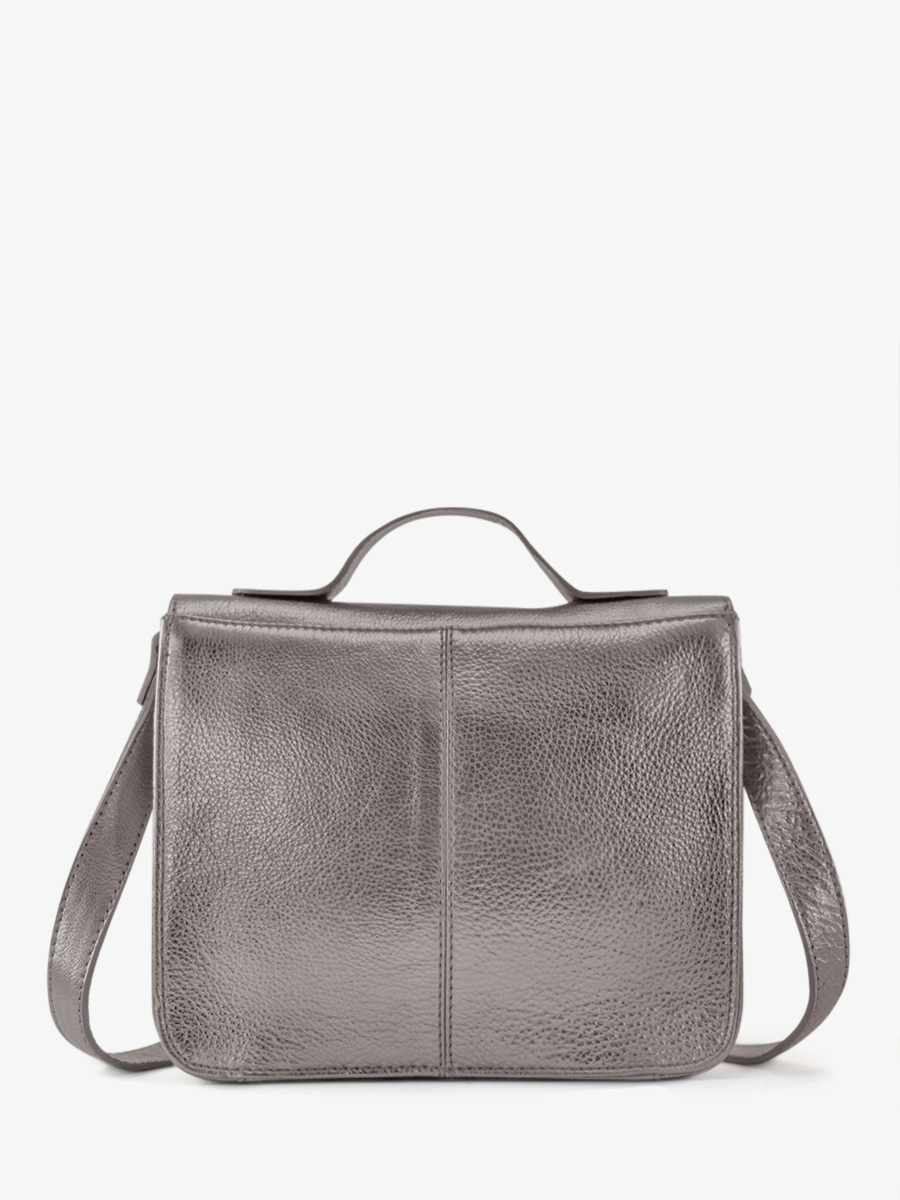 silver-leather-shoulder-bag-mademoiselle-george-steel-paul-marius-back-view-picture-w05-gm