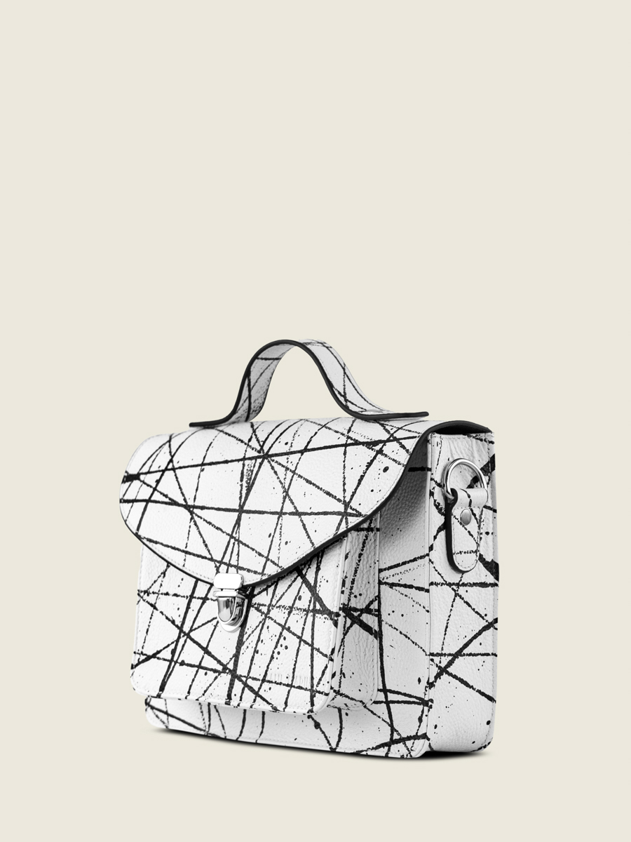 cross-body-bag-leather-white-black-orange-mademoiselle-george-n2-arty-01-side-view-w105-art1-b-w
