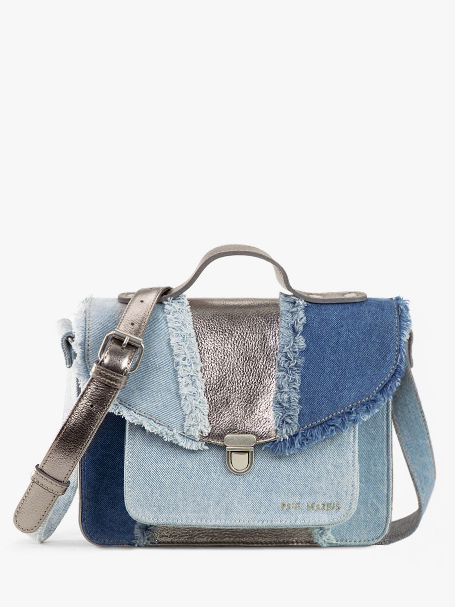 denim-silver-leather-shoulder-bag-women-side-view-picture-mademoiselle-george-denim-steel-paul-marius-w05-gm-denim